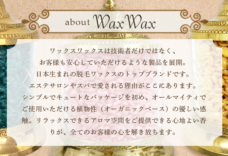 ワックス製品の有名ブランドWAXWAX：ワックスワックス【商品詳細】